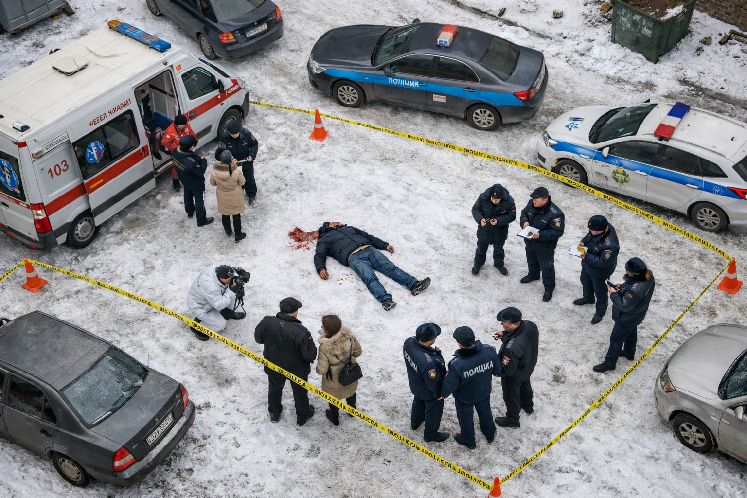 Суицид в злачном месте: пьяный мужчина перерезал себе горло во дворе общежития в Петропавловске