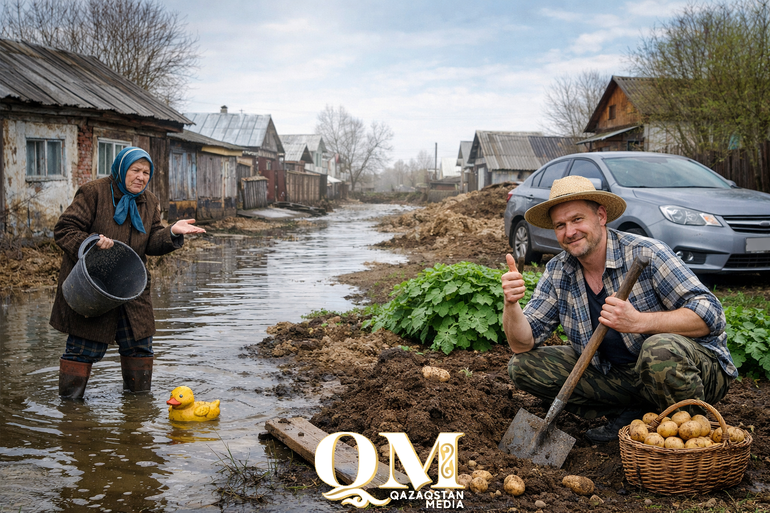 «Посадил картошку — затопил двор»: соседский конфликт вспыхнул в Петропавловске