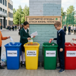 Школьники Северного Казахстана спасают природу от загрязнения