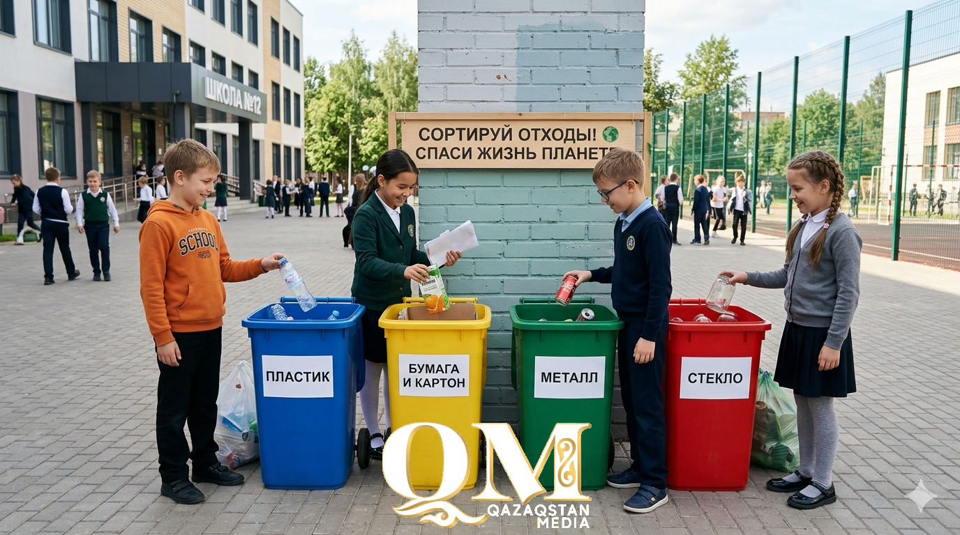 Школьники Северного Казахстана спасают природу от загрязнения