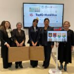 46 мобильных образовательных станций получили школы СКО от алматинского издательства