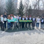 Эко-челлендж «Чистый парк» провели волонтеры в Петропавловске