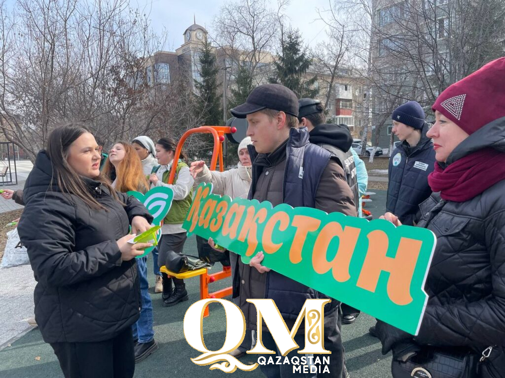 Эко-челлендж «Чистый парк» провели волонтеры в Петропавловске