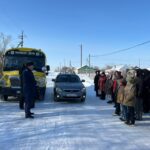 В Уалихановском районе прошла акция «Безопасность участников дорожного движения»: наглядные уроки и горячий чай для водителей