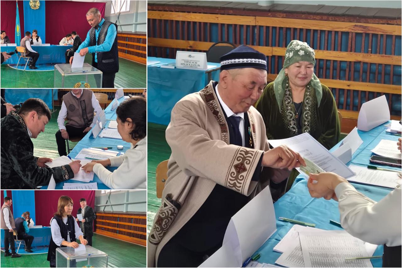 Трудовая династия Каражумановых из СКО приняла участие в референдуме