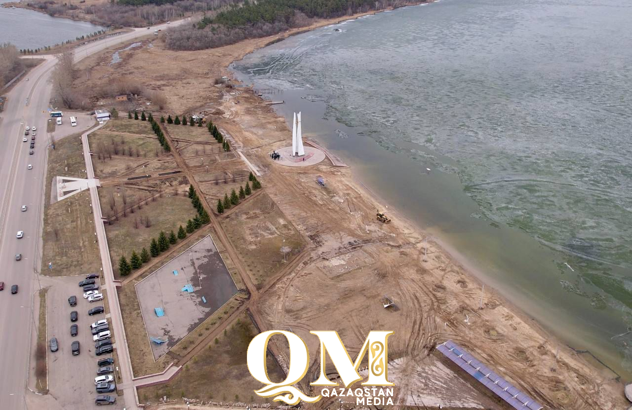 Петропавлда Пестрое көлінің маңында экопарктің құрылысы басталды