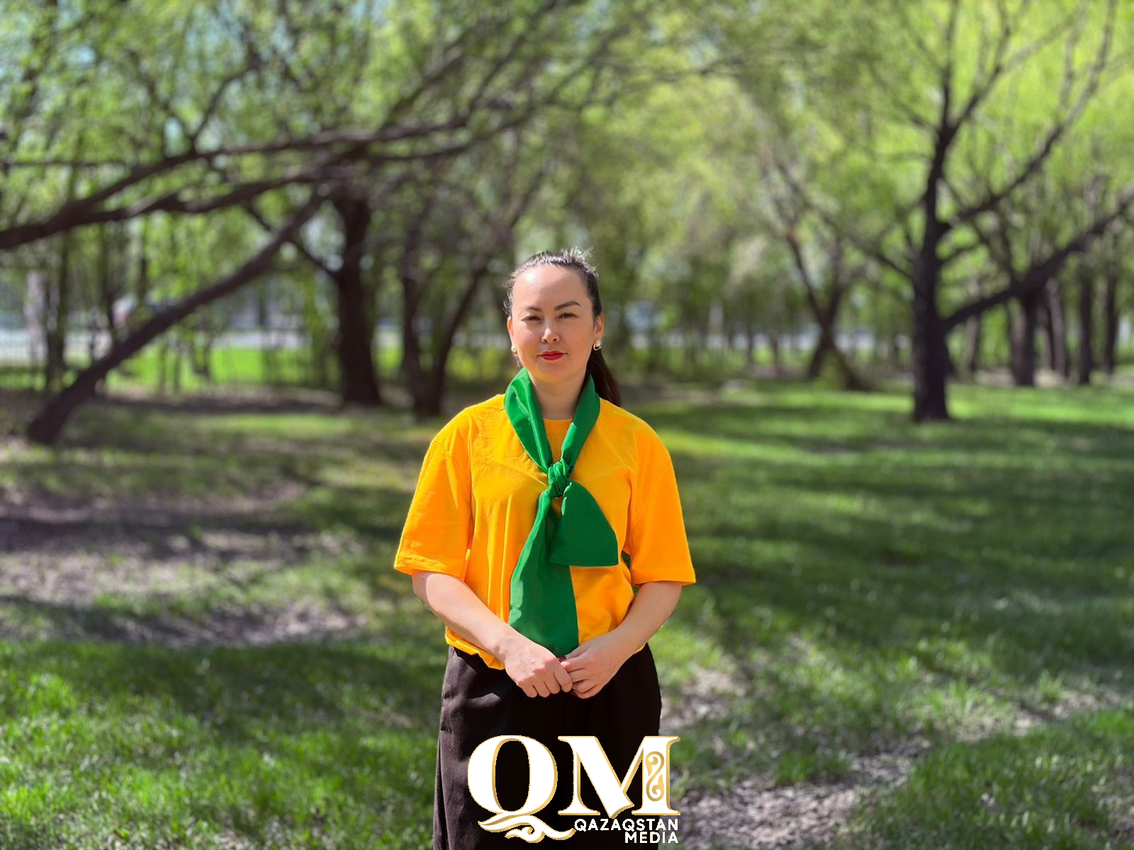 СҚО-да педагогтер мен оқушылар жаппай ағаш отырғызды