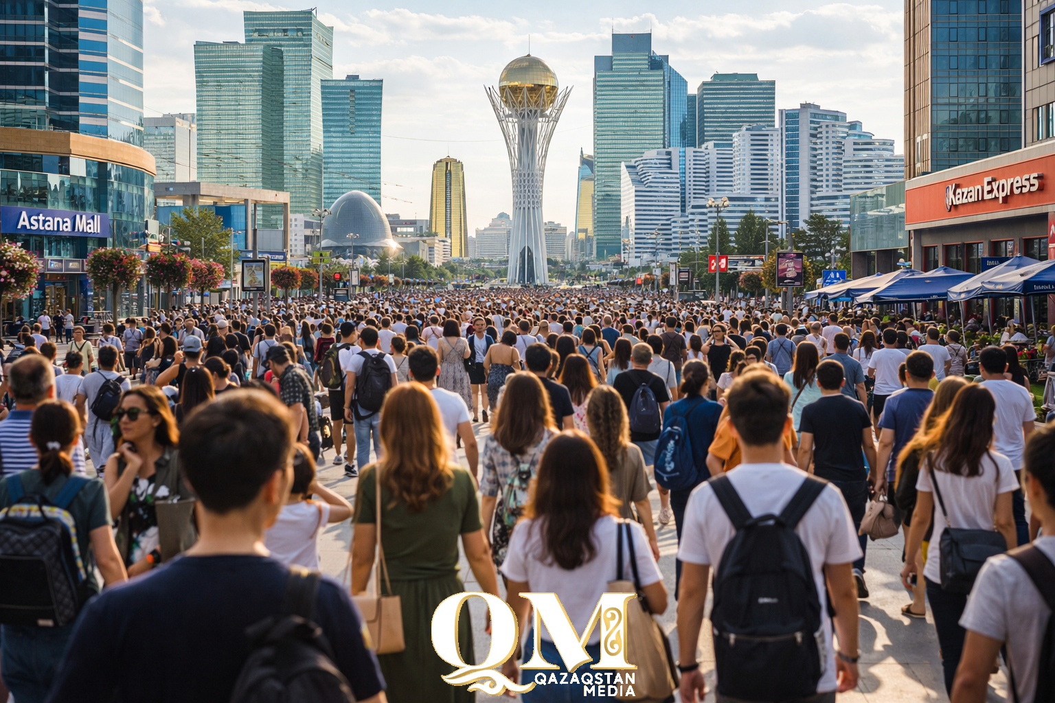 Қазақстанда жыл басынан халық саны 32 418 адамға өскен