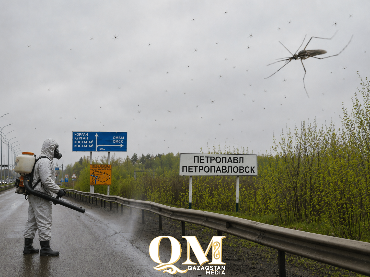 Комаров — под контроль. В Петропавловске начали обработку, сколько это стоит
