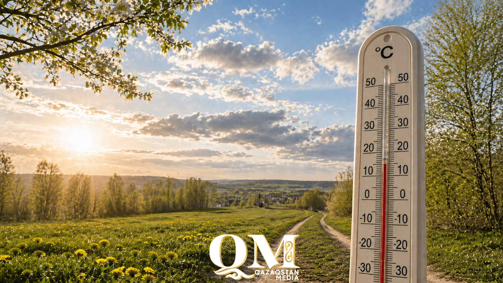 Май качнет погоду: от +30 до заморозков ожидается в СКО