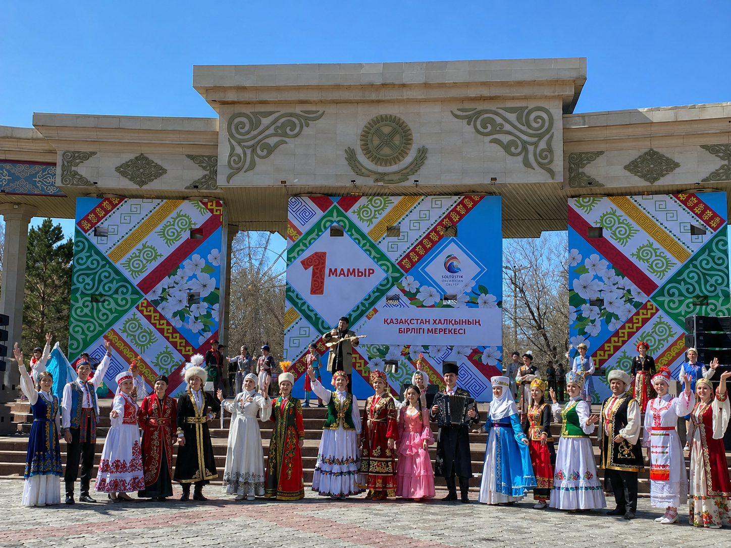 Песни, игры и концерт под открытым небом: как отпразднуют 1 мая в Петропавловске