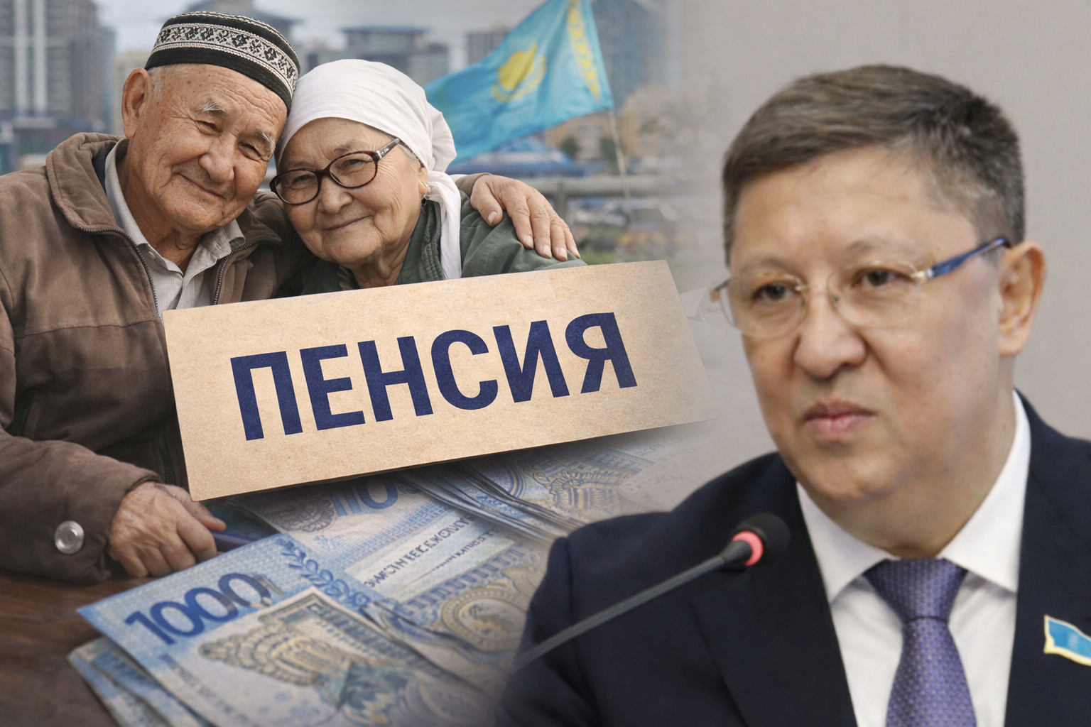 Выходить на пенсию не по возрасту, а по стажу предложил сенатор Амангельды Нугманов