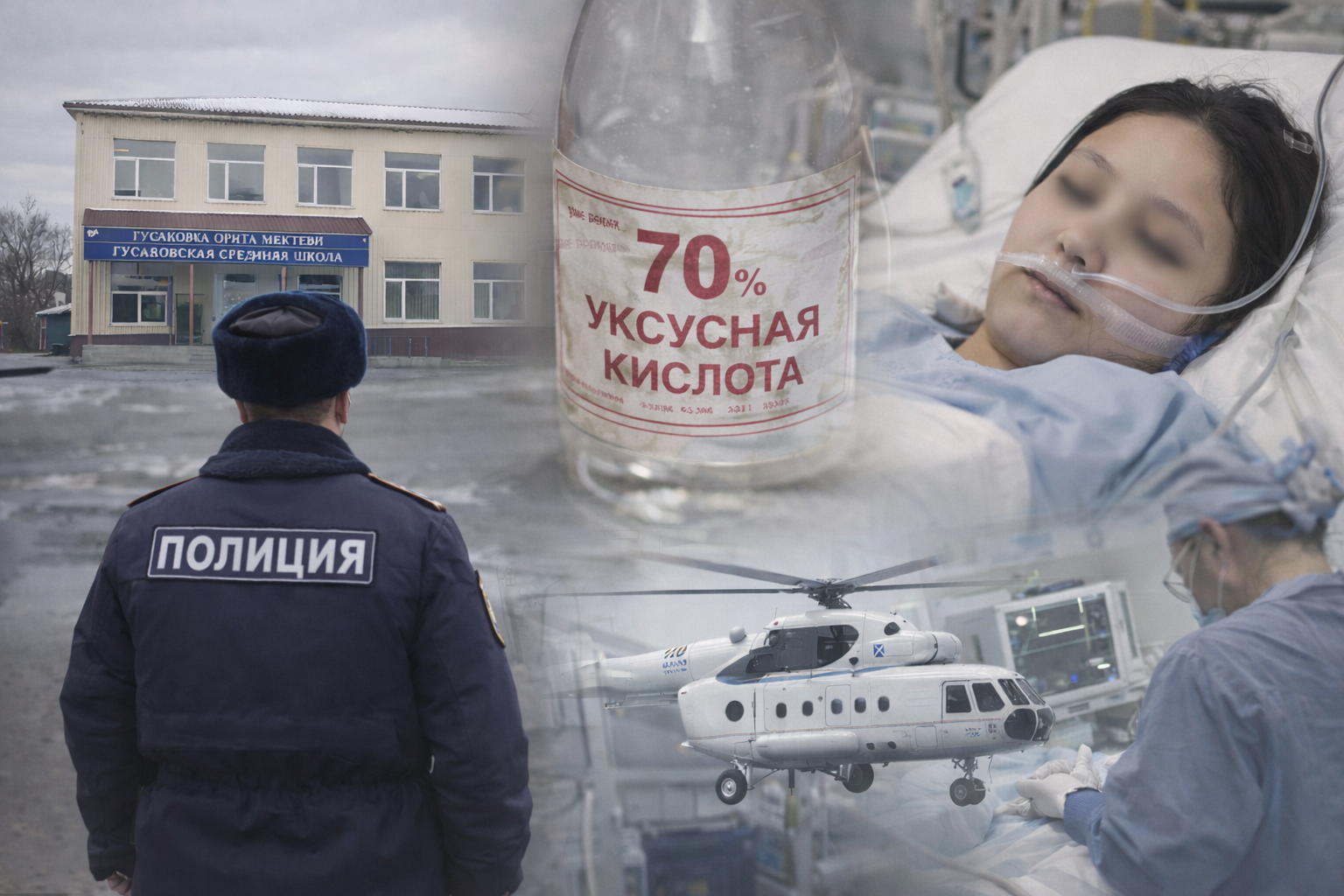 Школьнице, которая выпила уксус, провели сложную операцию в Петропавловске