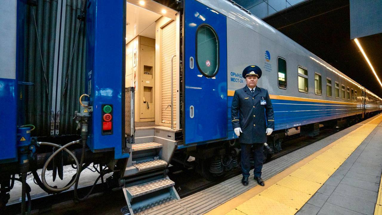 На маршрут Астана - Омск вышли новые вагоны из Петропавловска