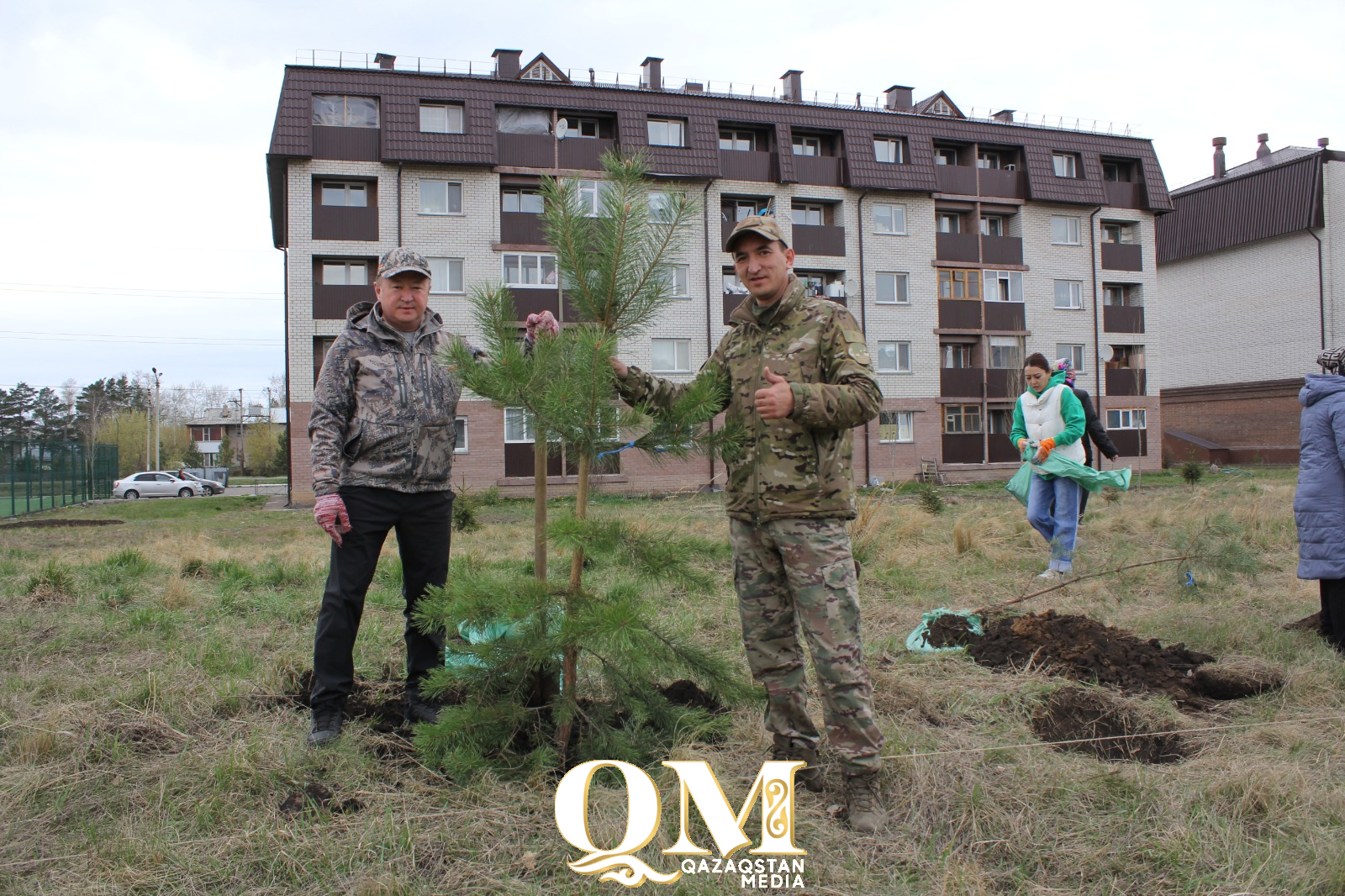 Зеленый рывок: более 3 тысяч саженцев высадили в Кызылжарском районе СКО