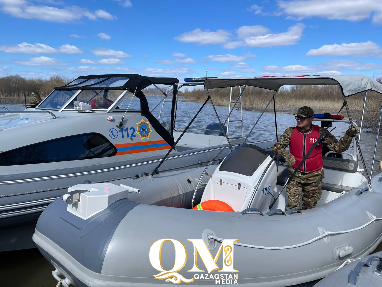 Быстрые катера и мощные аэролодки: флот спасателей СКО вышел на воду