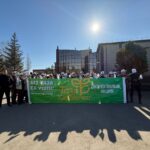 Около 200 человек вышли на субботник в селе Новоишимское района им. Г. Мусрепова