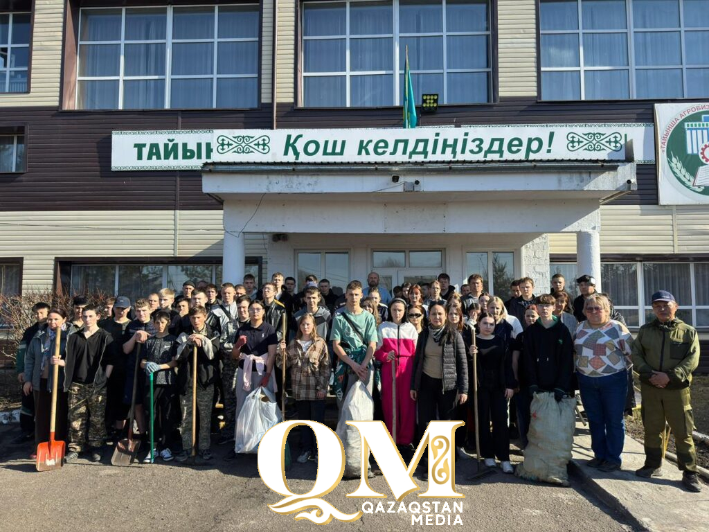 Масштабная акция «Чистый четверг» преображает улицы в Тайыншинском районе СКО