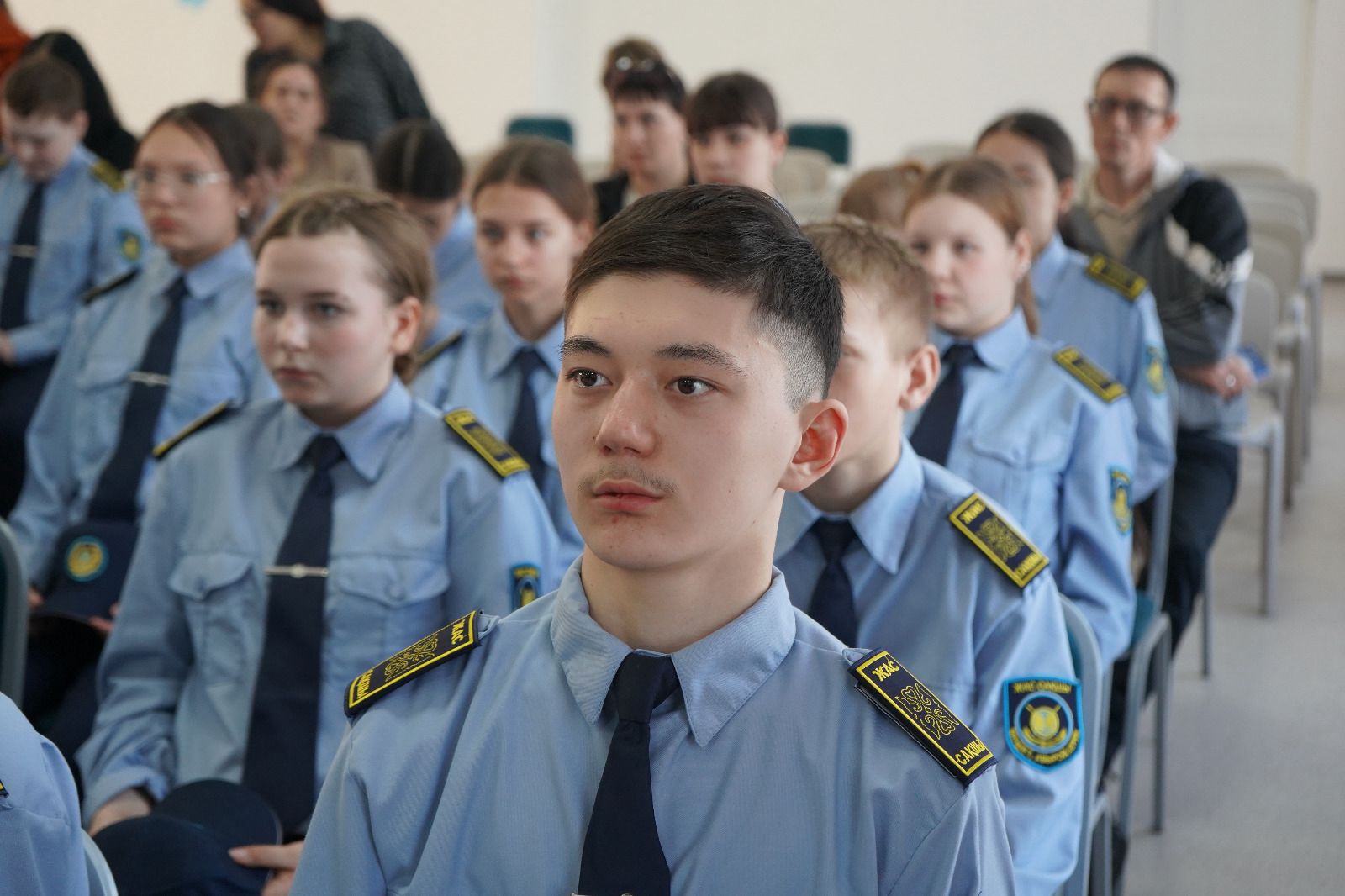 Пятый в СКО полицейский класс «Жас сақшы» открыли в районе имени Габита Мусрепова
