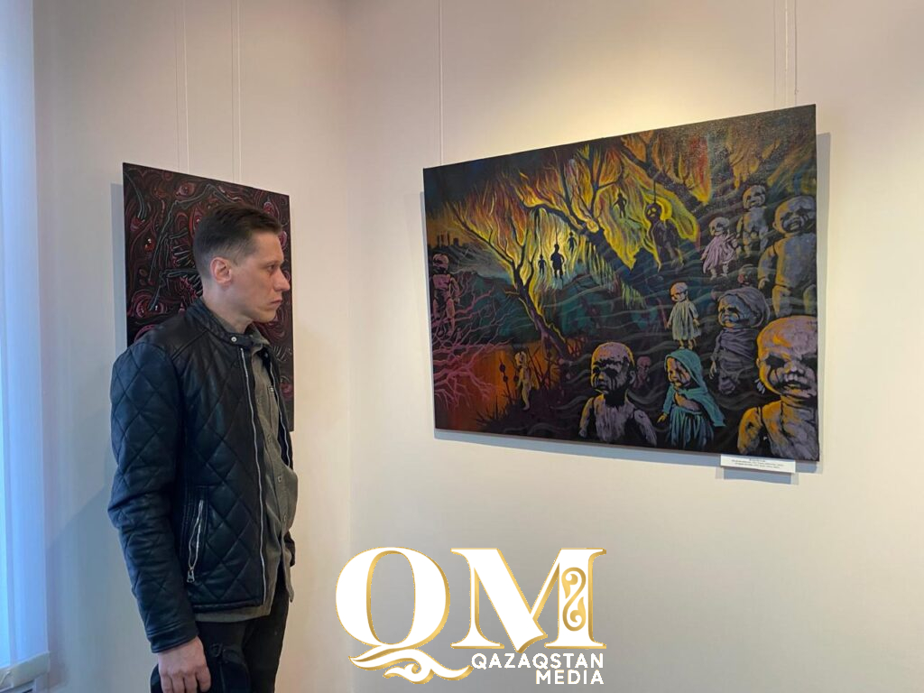 Между сном и реальностью: Виталий Жуков представил новую выставку в Петропавловске