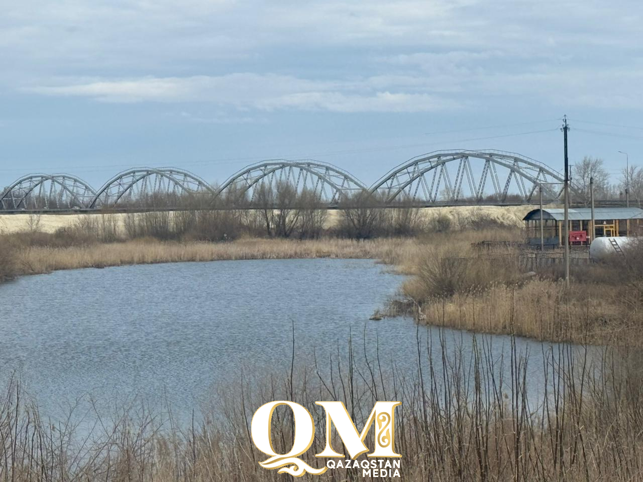 До опасной отметки меньше 40 см. Первая волна паводка набирает силу в Петропавловске