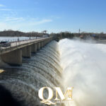 Вторая волна паводка пошла: Сергеевское водохранилище снова набирает воду в СКО