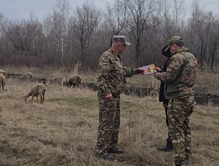 За нарушение правил сжигания сухой травы наказали жительницу Есильского района СКО