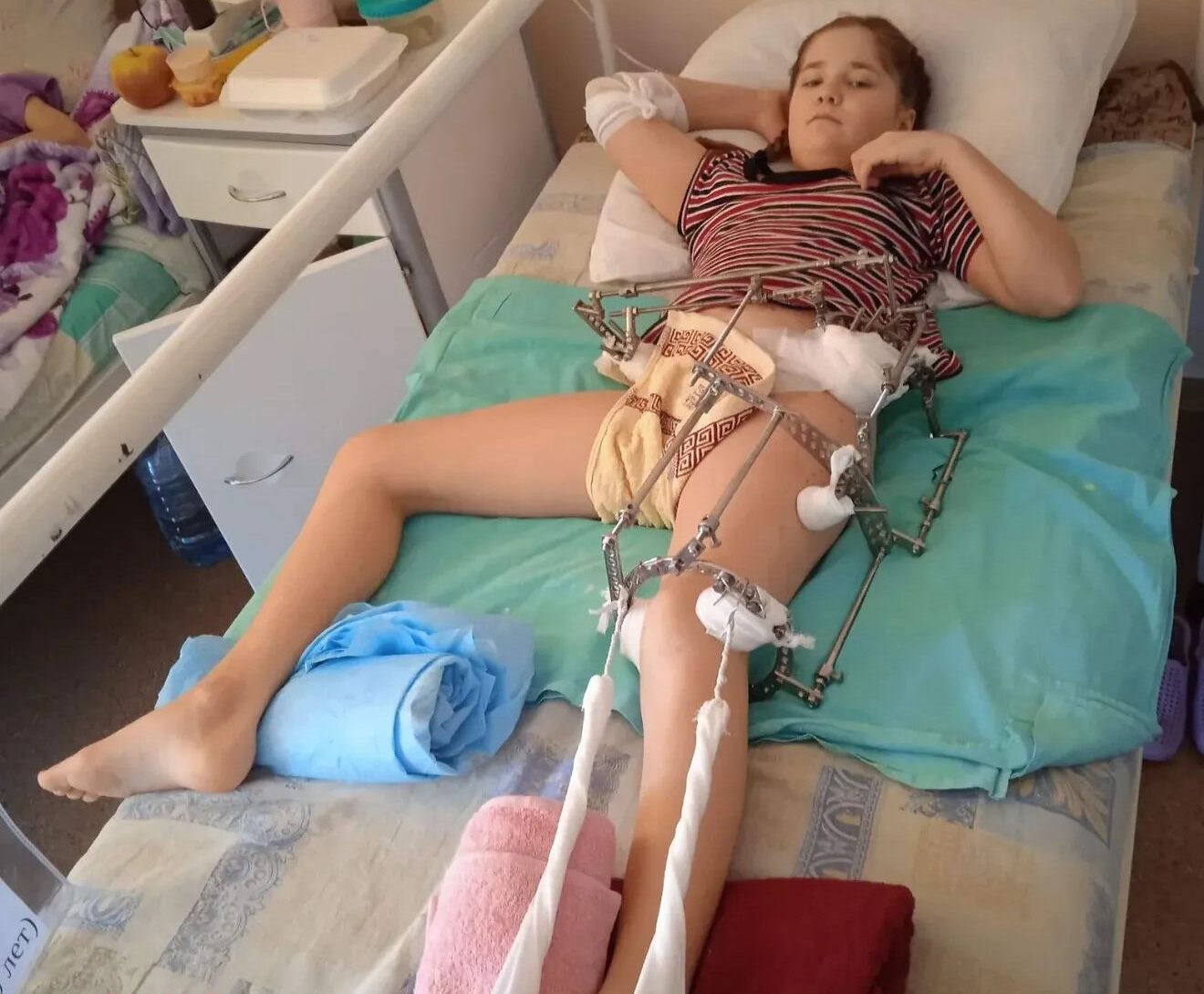 Деньги на лечение 13-летней дочери собирает многодетная семья Култышевых из Петропавловска