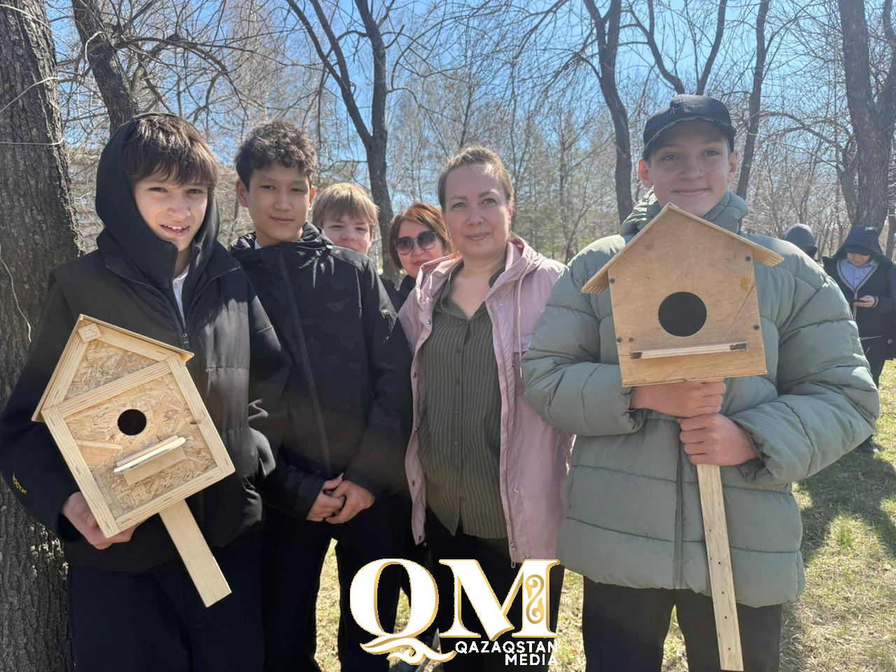 Скворечники вместо гаджетов: школьники Петропавловска устроили добрую акцию для птиц