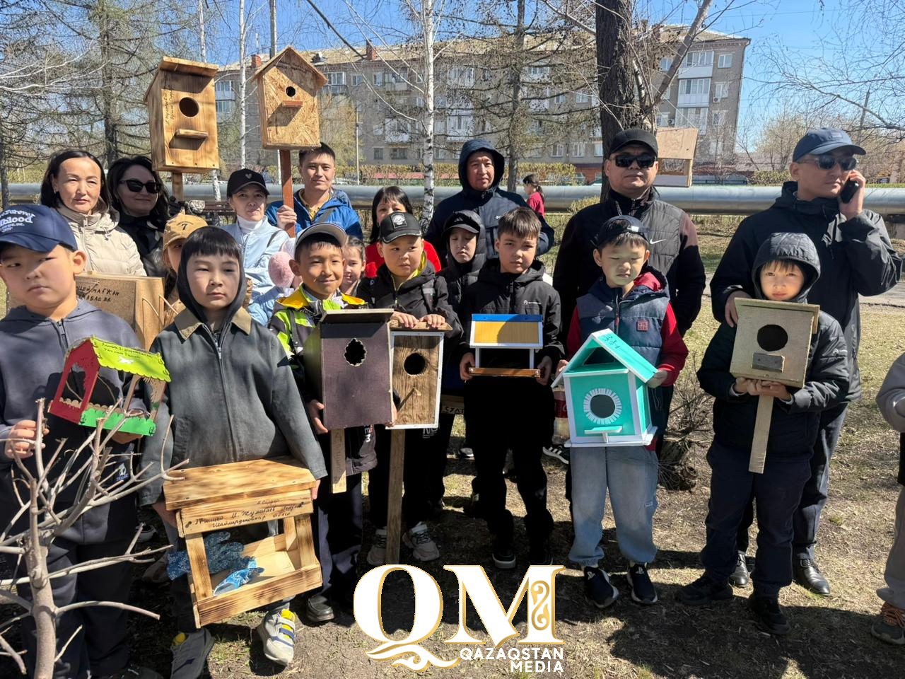 Скворечники вместо гаджетов: школьники Петропавловска устроили добрую акцию для птиц