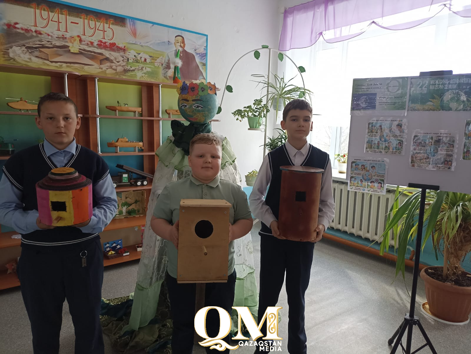 Мағжан Жұмабаев ауданында оқушылар Жер күніне орай экологиялық акцияларға қатысты