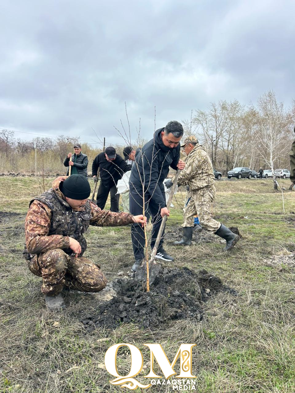 Жамбыл ауданында 100 ағаш пен 1000 көшет отырғызылды