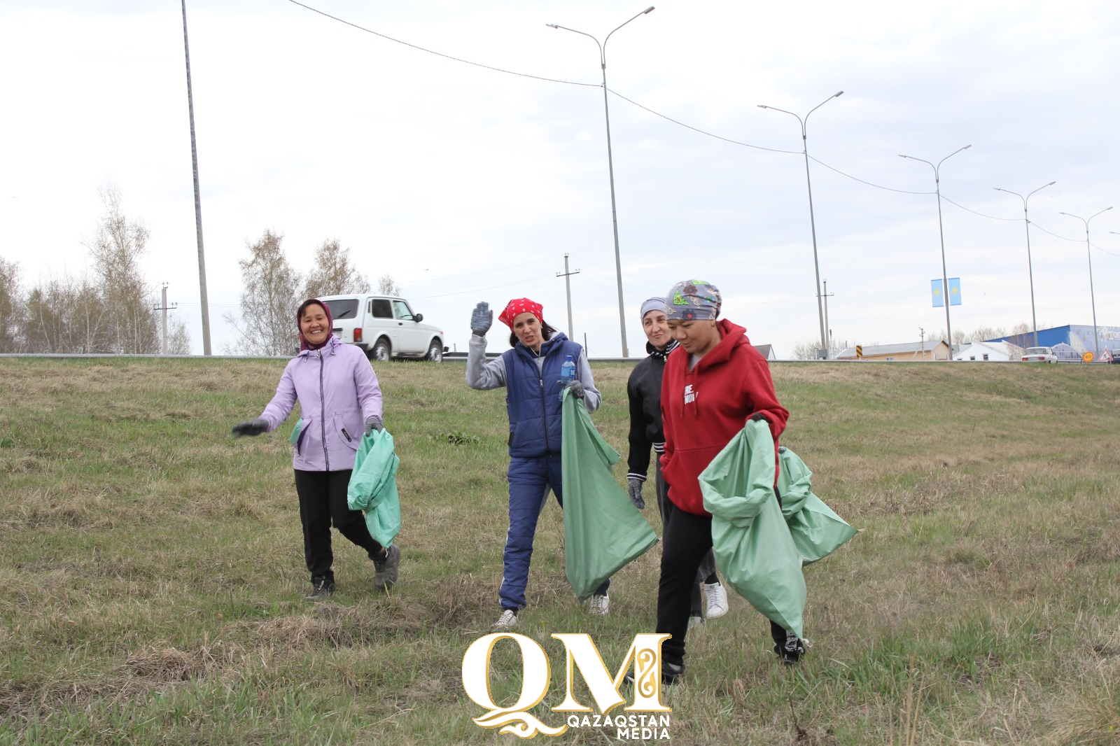 Қызылжар ауданында «Таза Қазақстан» акциясы аясында 3 мыңнан астам көшет отырғызылды