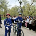 В СКО школьников учили безопасно ездить на велосипедах и самокатах