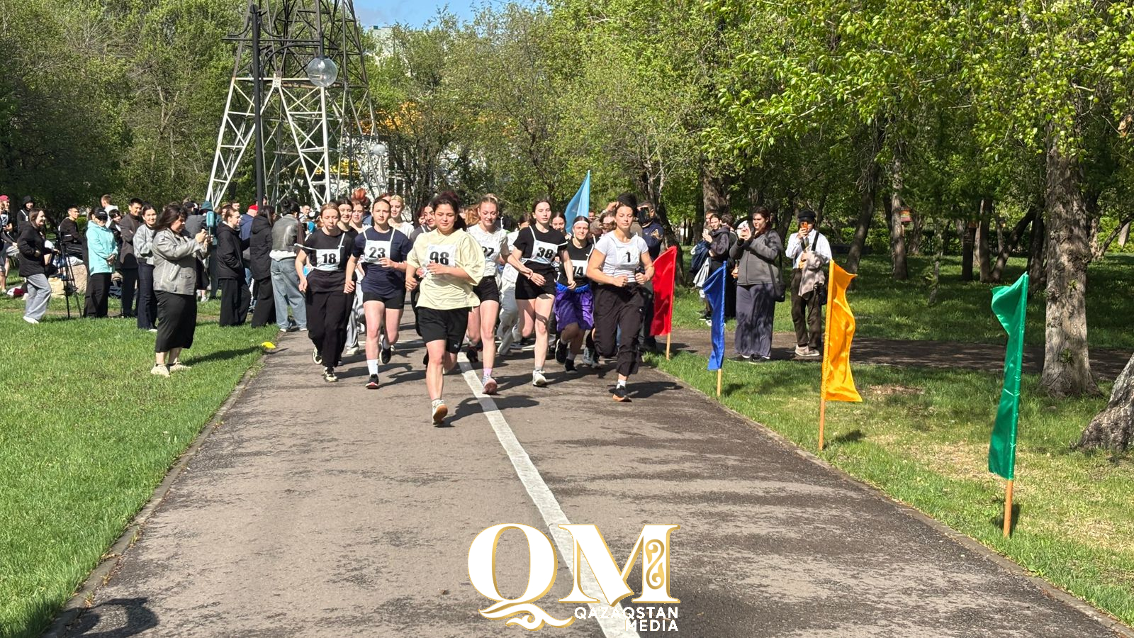 Петропавлда Отан қорғаушылар күніне орай жаппай жүгіру жарысы өтті