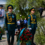 Петропавлда 314-атқыштар дивизиясының жауынгерлеріне тағзым жасалды