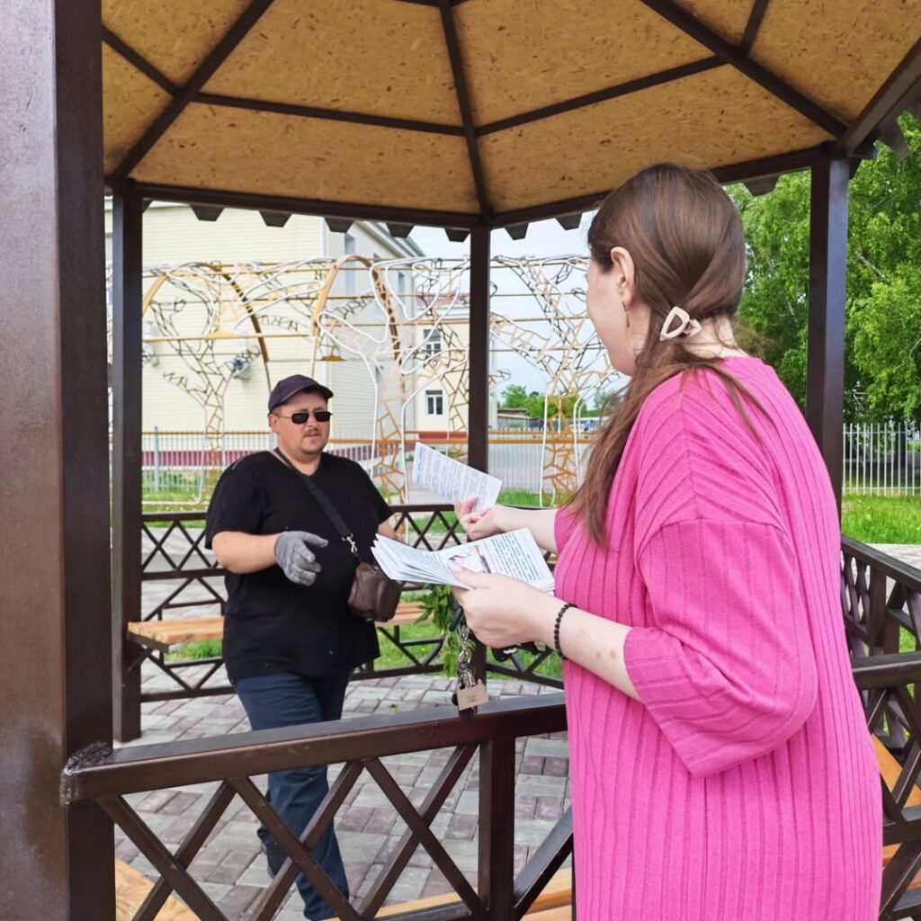 Более ста листовок против лудомании раздали молодежи Жамбылского района СКО