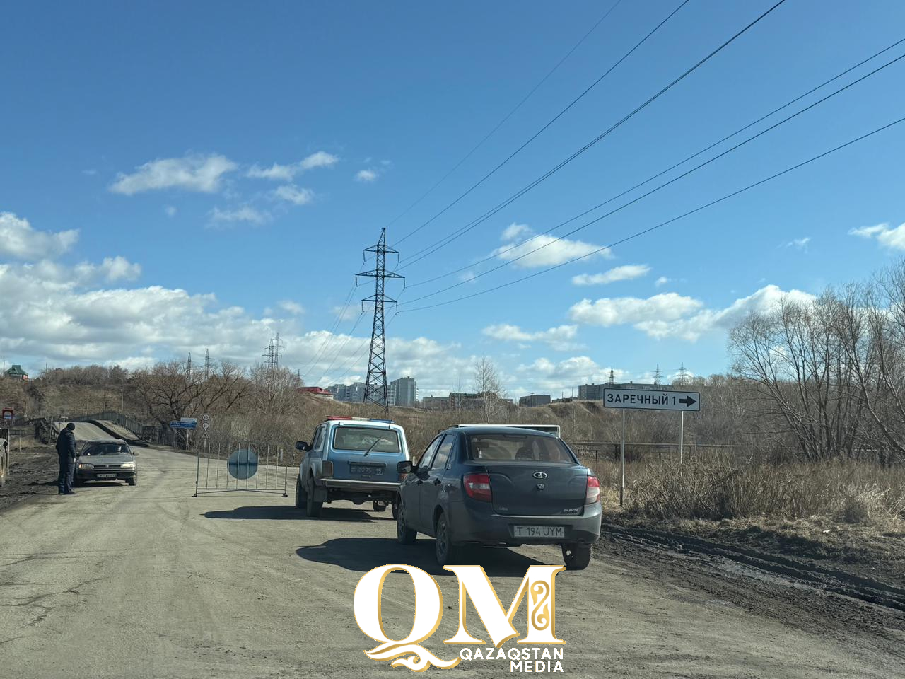Вода может затопить дорогу в поселок Заречный в Петропавловске