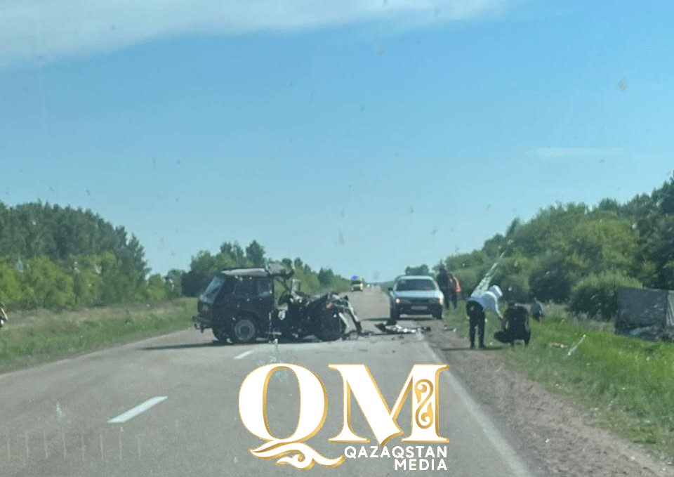 Супружеская пара погибла в автоаварии на трассе в СКО