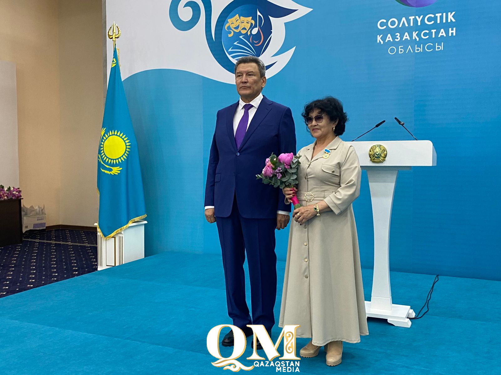 Ветеран культуры из района Шал акына Карлыгаш Калиева получила высокую награду