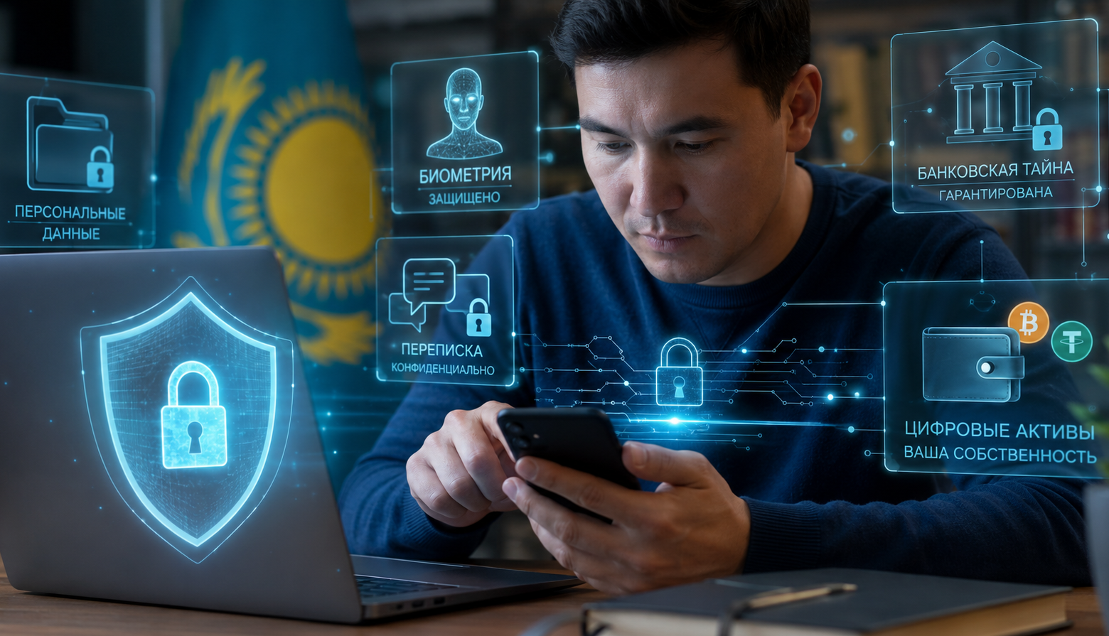 Цифровая крепость: как новая Конституция защитит наши смартфоны, кошельки и права с 1 июля