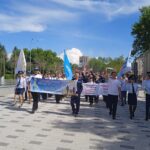 Гигантское сердце в центре Петропавловска стало символом борьбы с насилием