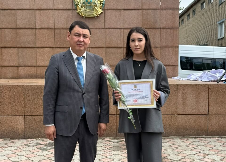 День государственных символов масштабно отметили в районе имени Габита Мусрепова