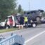 Две легковушки столкнулись на трассе Петропавловск – Ишим, но госпитализированным оказался водитель эвакуатора