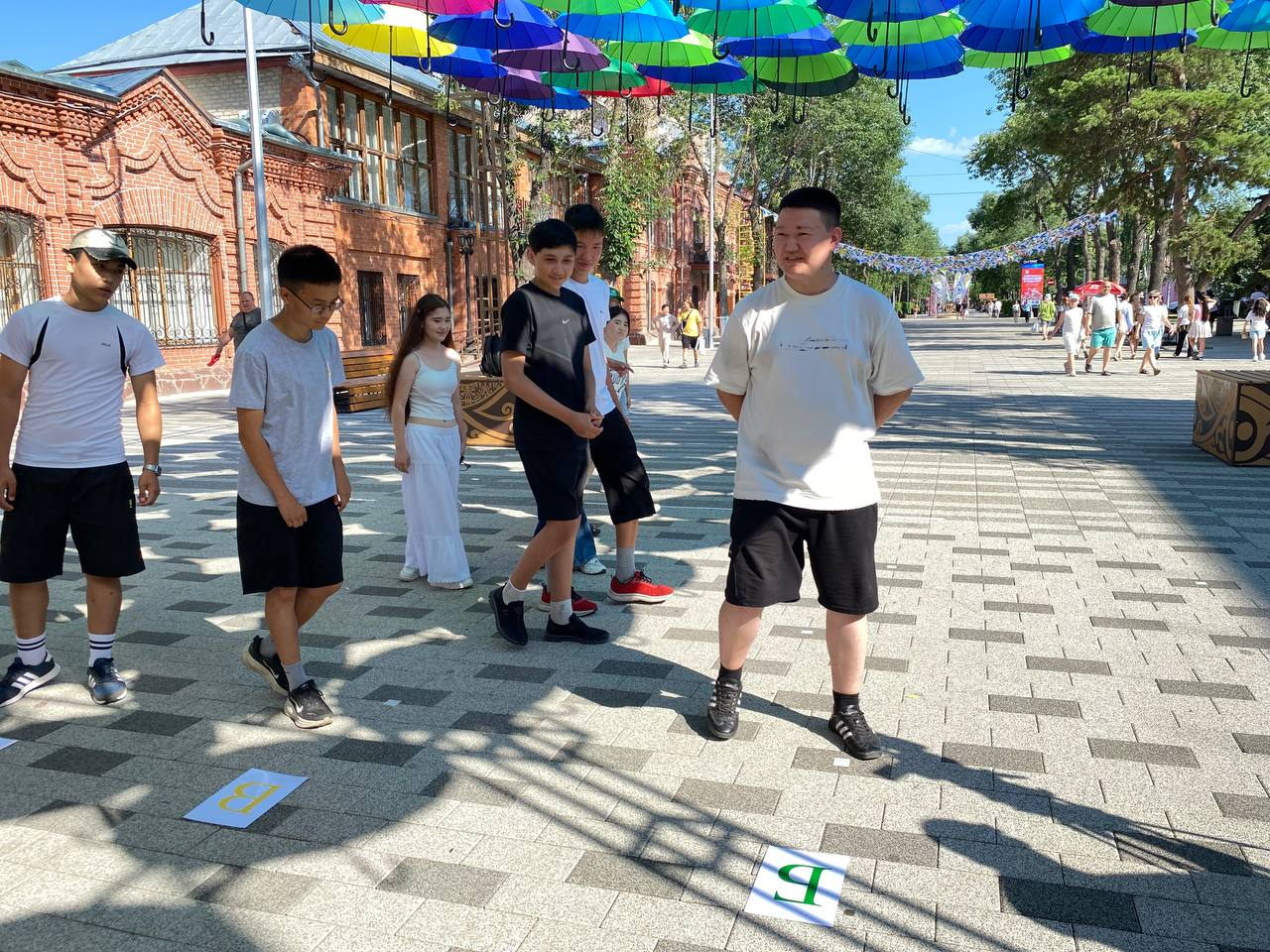 Петропавлда Конституция күніне орай көшеде квест ұйымдастырылды