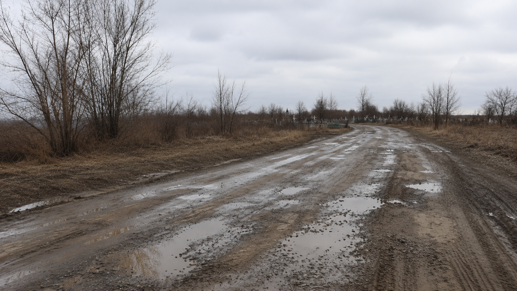 Дорогу к старому кладбищу в Рабочем поселке Петропавловска заасфальтируют