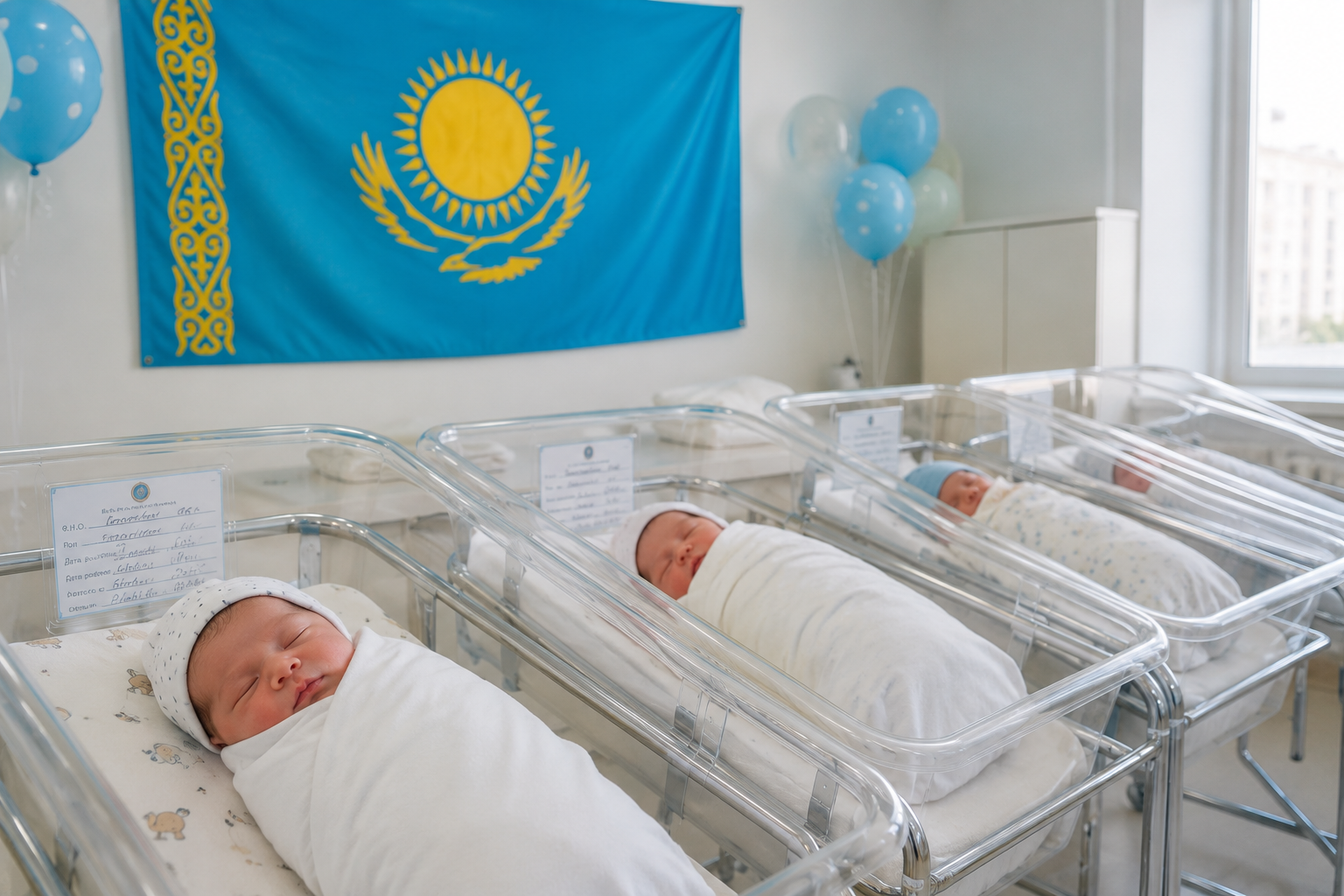 12 детей родились в СКО в день вступления новой Конституции в силу