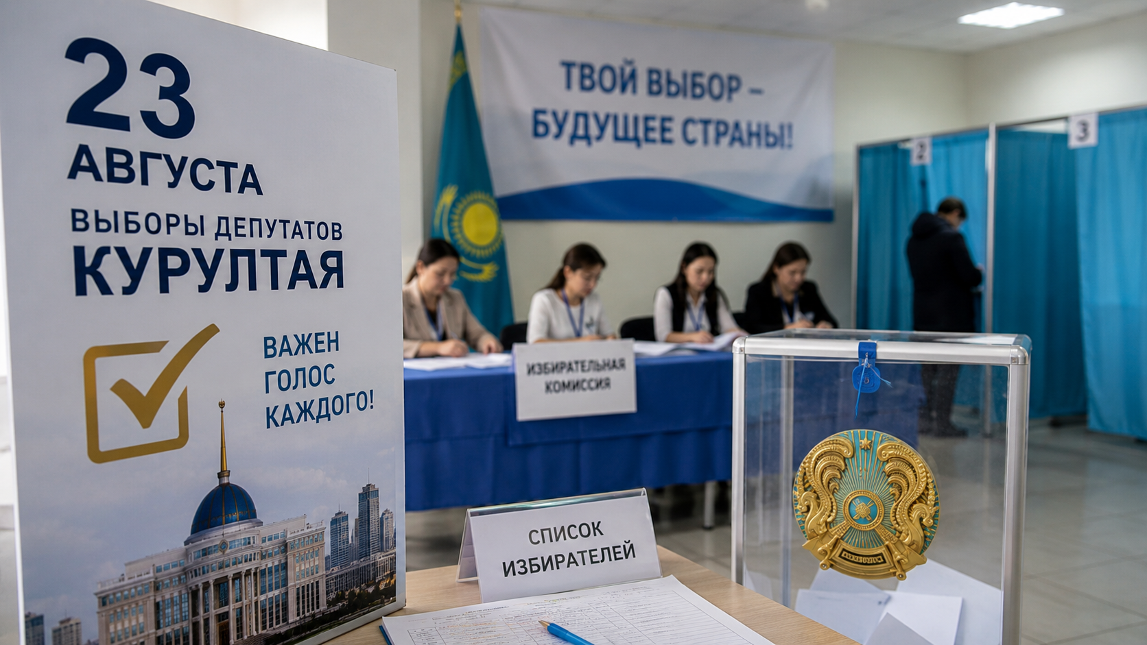 543 участка и почти 3200 членов комиссий. Как готовится к выборам в Курултай СКО
