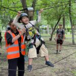 На туристской полосе препятствий испытали себя школьники Петропавловска