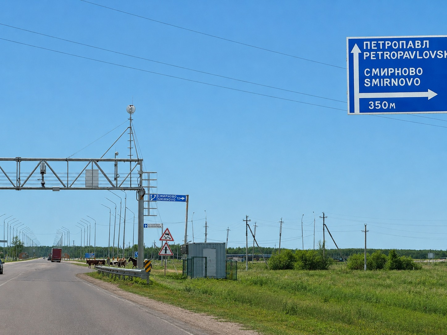 На трассе Кокшетау – Петропавловск начнут штрафовать за превышение средней скорости